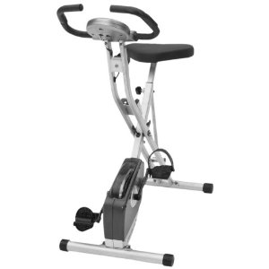 exerpeutic folding magnetic upright bike with pulse