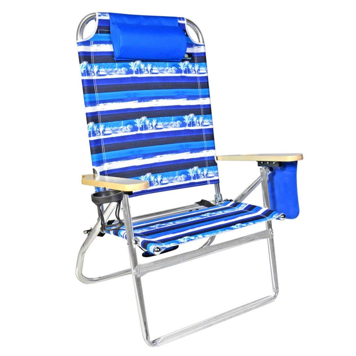 Review of Extra Large - High Seat Heavy Duty 4 Position Beach Chair w ...